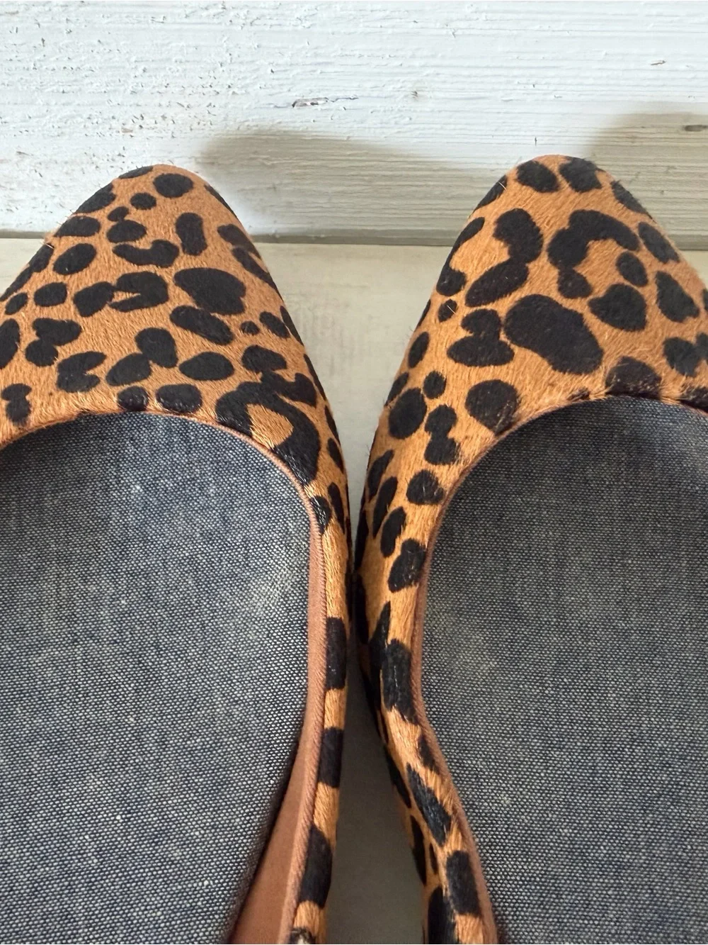 Dr. Scholl's Leopard Cheetah Really Ballet Flat Womens Size 10M Memory Foam NEW
